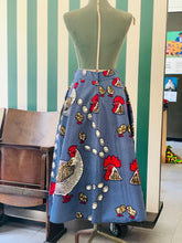 Carica l'immagine nel visualizzatore di Gallery, Gonna Madrina in Famille denim wax