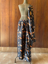 Carica l'immagine nel visualizzatore di Gallery, Pantalone a Palazzo in Silk Bogolan NEW!!!