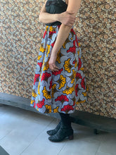 Carica l'immagine nel visualizzatore di Gallery, Gonna Mahotella in Fleur de Mariage red & yellow Wax